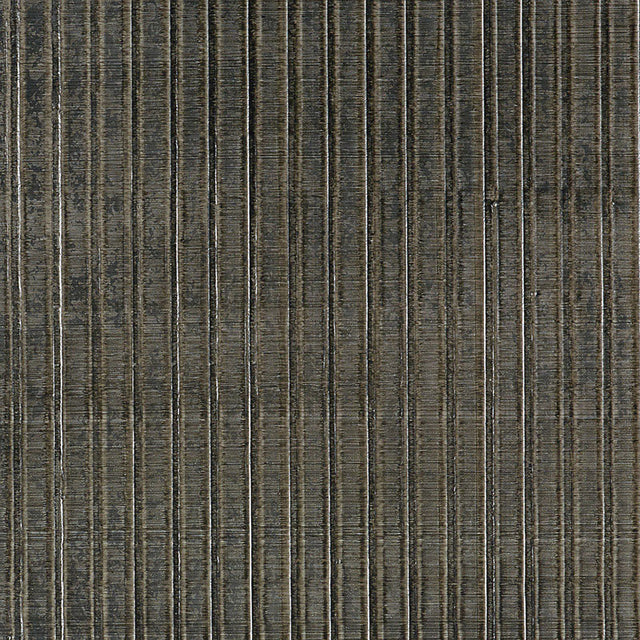 Galvanized Rib wallpaper in Gunmetal from the Fabulous Faux collection by Schumacher, handcrafted with a corrugated metal effect.