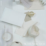 Galvanized Rib Ivory Handcrafted Textured Wallcovering – Schumacher 5007364