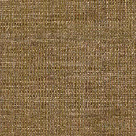 Aged copper metallic faux polka dot handcrafted wallpaper by Schumacher, Metalliferous pattern.