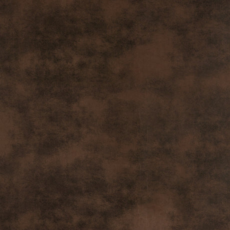 Sueded Leather Cordovan wallcovering with a rich, brown faux leather texture by Schumacher