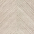 Combed Chevron Birch wallpaper by Schumacher shown in a close-up and installed in a modern kitchen interior.
