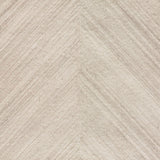 Combed Chevron Birch wallpaper by Schumacher shown in a close-up and installed in a modern kitchen interior.