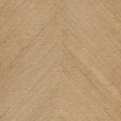 Combed Chevron wallpaper in Maple by Schumacher, featuring a natural chevron stripe design with a wood-like texture.