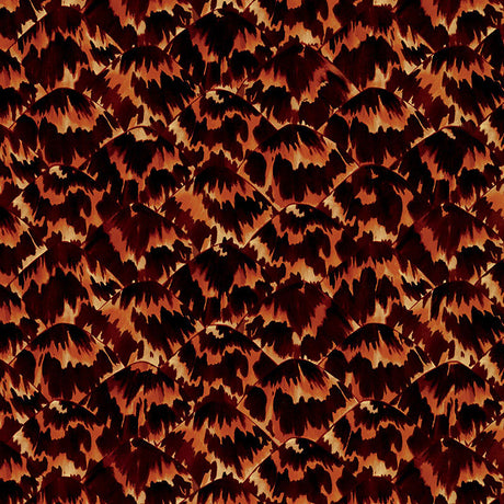 Tortoise wallpaper in Natural by Celerie Kemble for Schumacher, a gravure-printed wallcovering with a tortoiseshell pattern.
