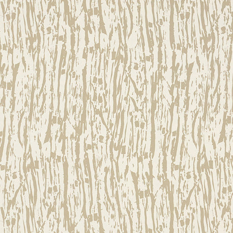 Tree Texture wallpaper in a natural colorway with expressive, gestural woodland pattern by Schumacher.