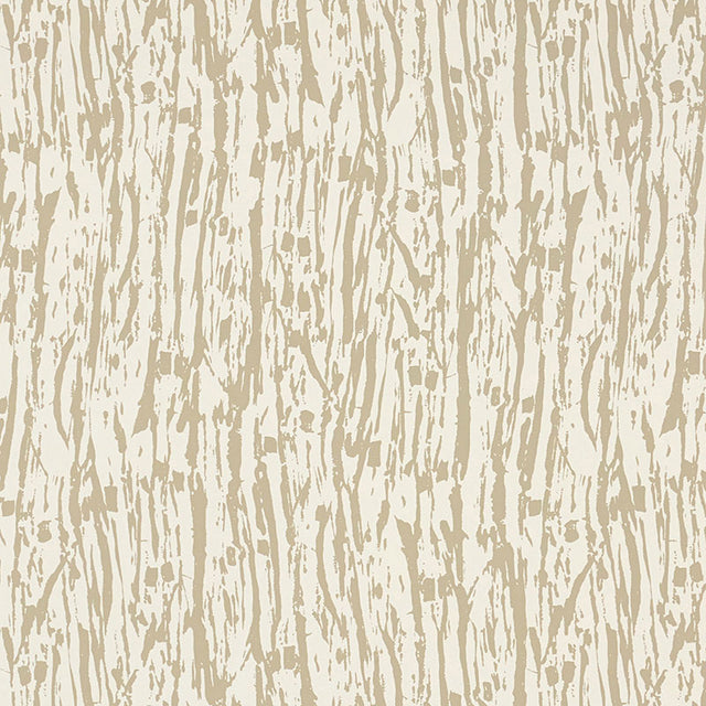 Tree Texture wallpaper in a natural colorway with expressive, gestural woodland pattern by Schumacher.