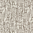 Tree Texture wallpaper in mocha colorway with expressive woodland-inspired pattern by Schumacher.