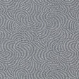 Whirlpool Mercury by Schumacher - swirling geometric pattern wallpaper in grey and silver tones