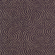 Whirlpool Black Plum geometric wallpaper by Schumacher, featuring a swirling, graphic pattern in a sophisticated colorway.
