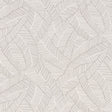 Abstract Leaf Dove wallpaper by Schumacher featuring a graphic leaf pattern in neutral tones.