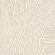 FEATHERFEST wallpaper in Natural by Schumacher, featuring a graphic play of stylized feathers inspired by an archival print.