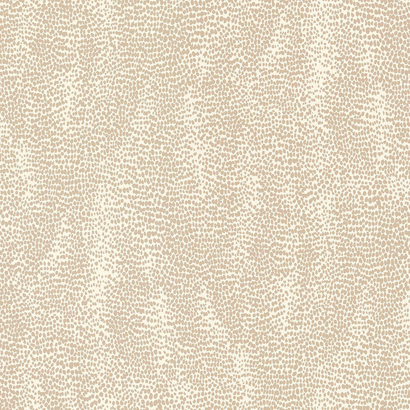 Drizzle Natural by Schumacher - Abstract dotted neutral wallpaper pattern