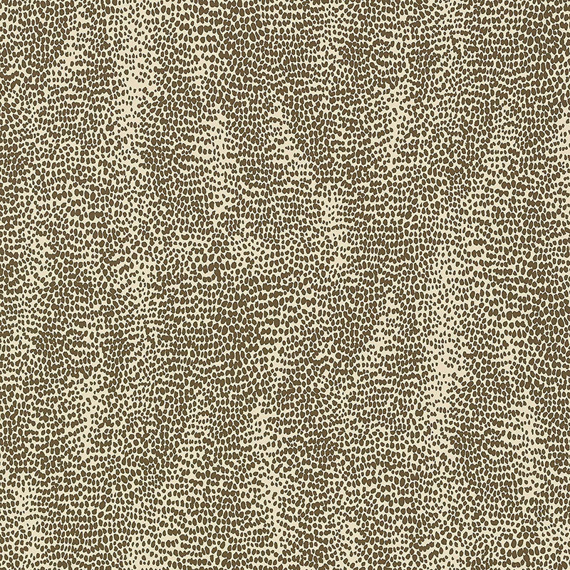 Drizzle Java by Schumacher - abstract dotted brown and beige wallpaper pattern