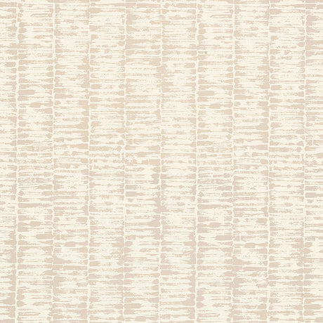 VARIATIONS wallpaper in Oyster from the Drawn From Nature collection by Schumacher, abstract brushstroke pattern in neutral tones.