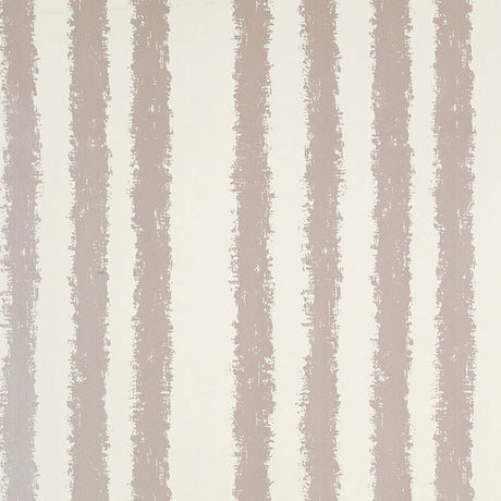Tree Stand wallpaper in Moonstone by Schumacher, featuring irregular vertical stripes with softly blurred edges in a neutral palette.