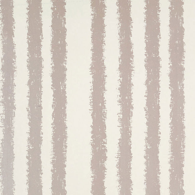 Tree Stand wallpaper in Moonstone by Schumacher, featuring irregular vertical stripes with softly blurred edges in a neutral palette.