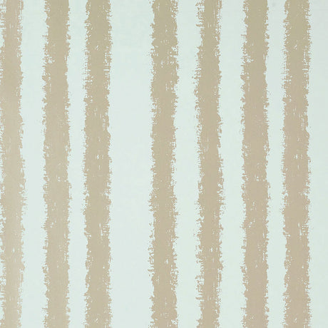 Tree Stand wallpaper in Mineral by Schumacher features irregular, softly blurred vertical stripes in neutral tones.
