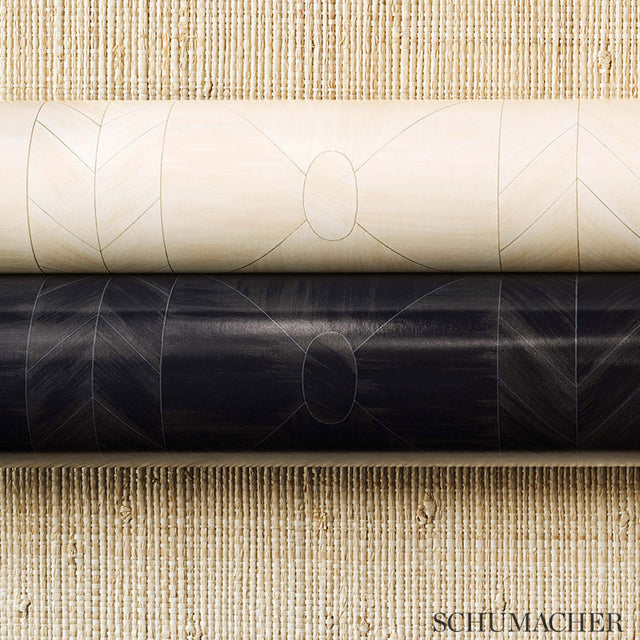 Bone Frame CHAR by Schumacher – Celerie Kemble III Geometric Wallpaper 5007731