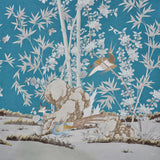 Brighton Pavilion Panel Peacock by Miles Redd Scenic Wallpaper – Schumacher 5007741