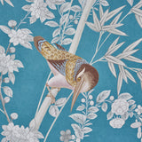 Brighton Pavilion Panel Peacock by Miles Redd Scenic Wallpaper – Schumacher 5007741