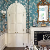 Brighton Pavilion Panel Peacock by Miles Redd Scenic Wallpaper – Schumacher 5007741