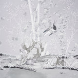 Brighton Pavilion Panel Black & White by Miles Redd Scenic Wallpaper Panel – Schumacher 5007742