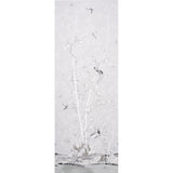 Brighton Pavilion Panel wallpaper by Miles Redd for Schumacher, black and white scenic panel with birds, bamboo, and floral motifs.
