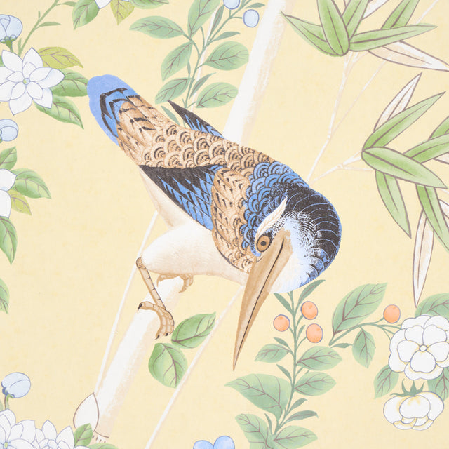 Brighton Pavilion Panel Yellow by Miles Redd Scenic Wallpaper Panel – Schumacher 5007747