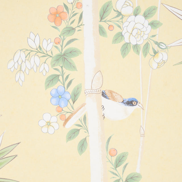Brighton Pavilion Panel Yellow by Miles Redd Scenic Wallpaper Panel – Schumacher 5007747
