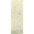 Brighton Pavilion Panel wallpaper in yellow by Miles Redd for Schumacher, featuring a scenic botanical and bird motif.