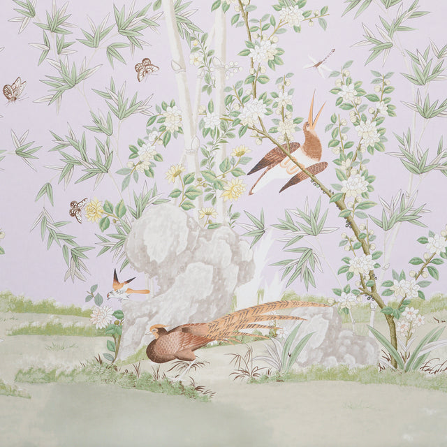Brighton Pavilion Panel Lilac by Miles Redd Scenic Wallpaper Panel – Schumacher 5007748