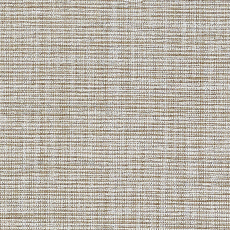 Anodized Raffia wallpaper in Warm Silver by Schumacher, featuring a thick-weave raffia texture with a shimmered finish.