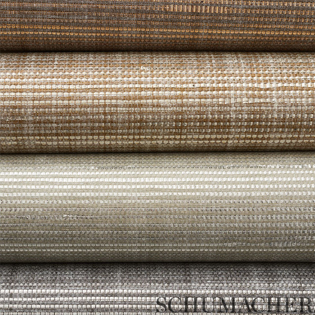 Anodized Raffia Gold by Schumacher Textured Wallcovering – Quiet Beauty Collection 5007782