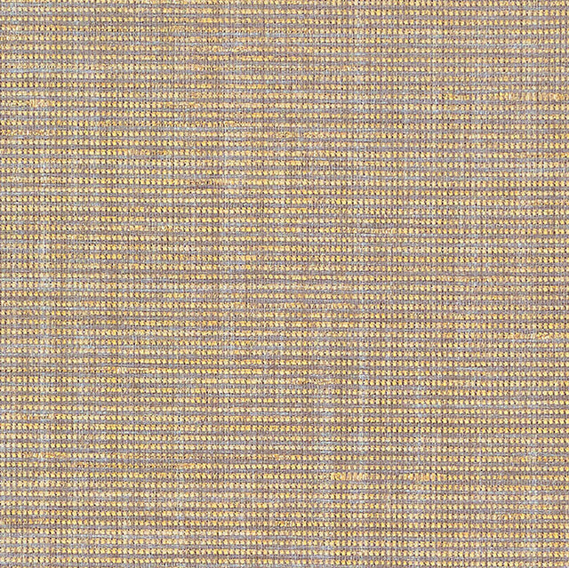 Anodized Raffia gold textured wallcovering by Schumacher, thick-weave raffia with a shimmered finish.