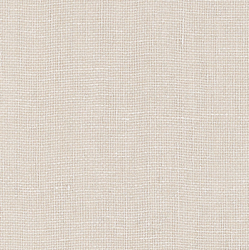 Linen Gesso Greige textured wallcovering by Schumacher