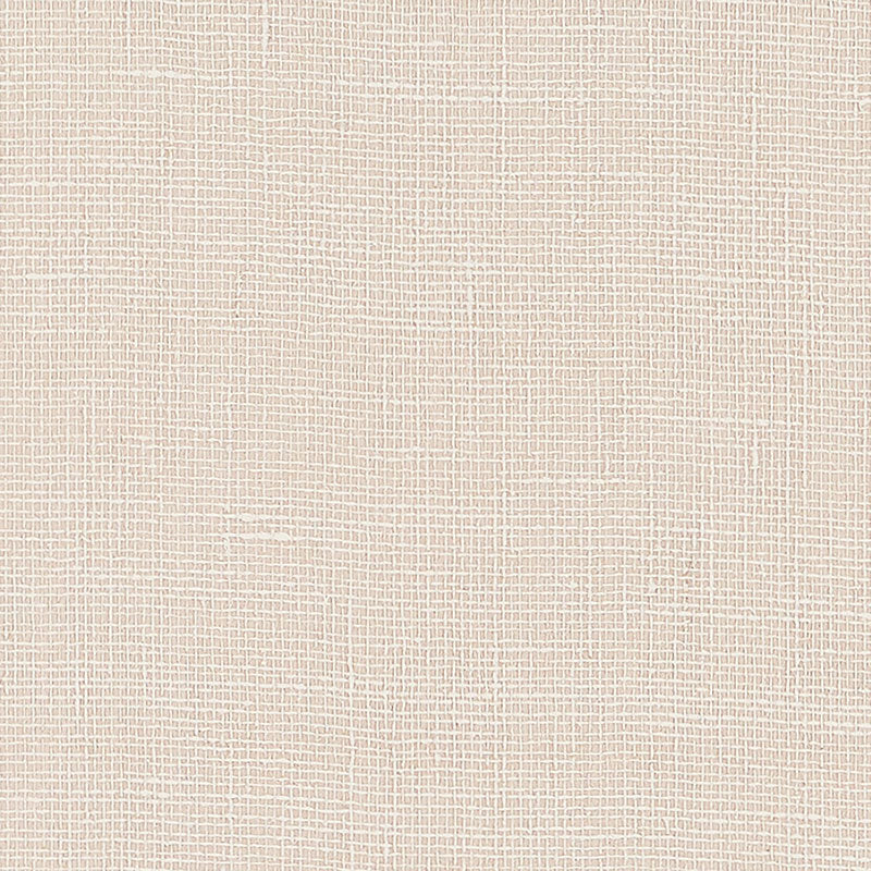 Linen Gesso Blush wallpaper by Schumacher, featuring a subtle open-weave linen texture on a glossed, colored ground.