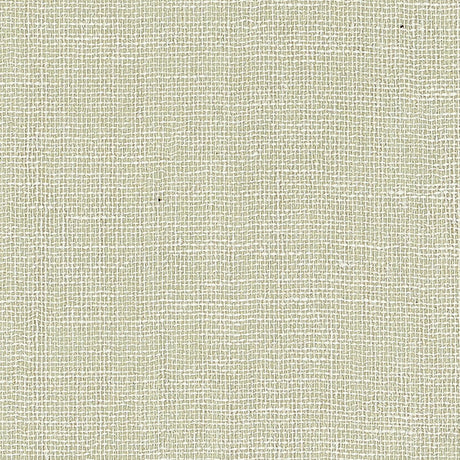 Linen Gesso Celadon wallpaper by Schumacher, open-weave linen texture in soft green.
