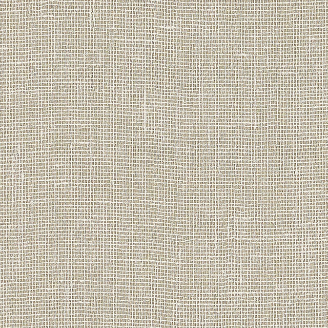 Linen Gesso Pale Gold wallpaper by Schumacher, featuring an open-weave linen texture on a glossed, colored ground.