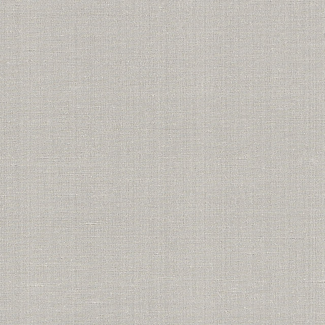 Linen Lamé Platinum fabric wallcovering by Schumacher, metallic-washed linen texture in a platinum color