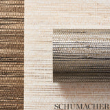 Burnished Raffia Burnished Ivory by Schumacher Quiet Beauty Collection Wallpaper – Schumacher 5007820