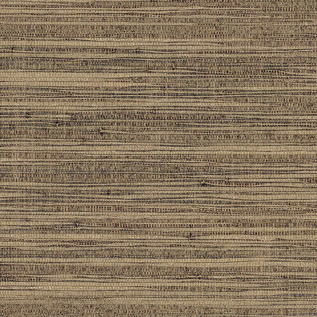 Burnished Raffia wallpaper in Burnished Gold by Schumacher, featuring natural raffia texture with metallic shimmer.