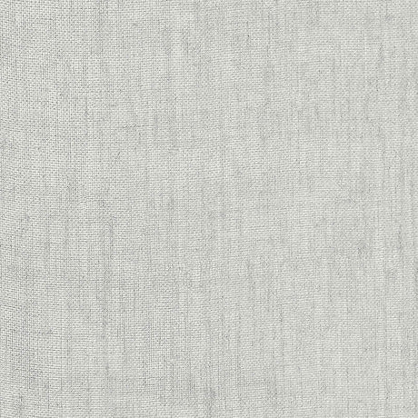 Gilded Linen Platinum wallpaper with a subtle linen texture in a soft platinum color by Schumacher.