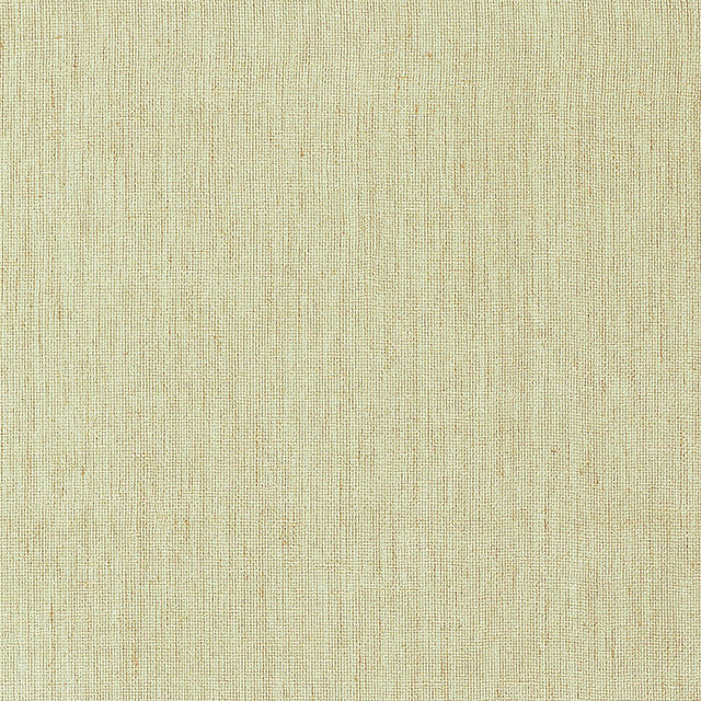 Gilded Linen wallpaper in Celadon & Gold by Schumacher, featuring a natural linen texture with a subtle gilded shimmer.