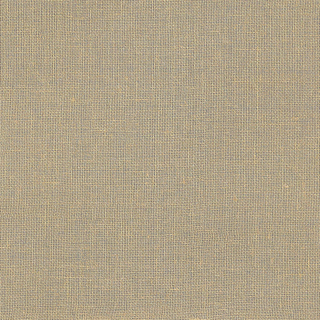 Gilded Linen wallpaper in Slate & Gold by Schumacher, featuring a natural linen texture with a subtle gilded shimmer.