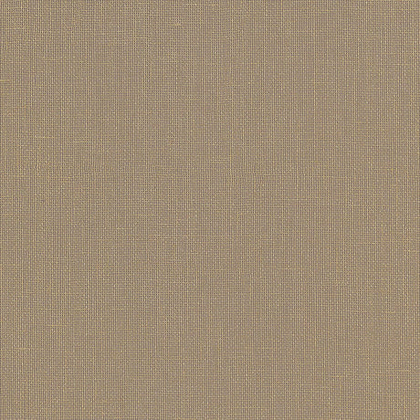 Gilded Linen wallpaper in Cocoa & Gold by Schumacher. Subtle linen texture with a gilded shimmer finish.