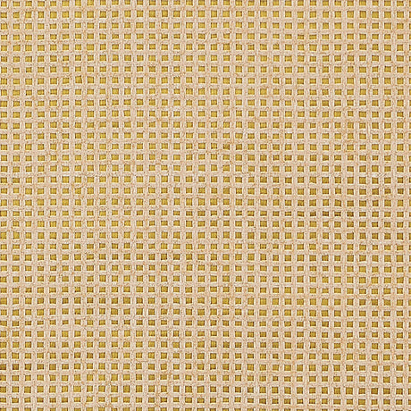 Metallic Mesh gold open-weave wallpaper by Schumacher