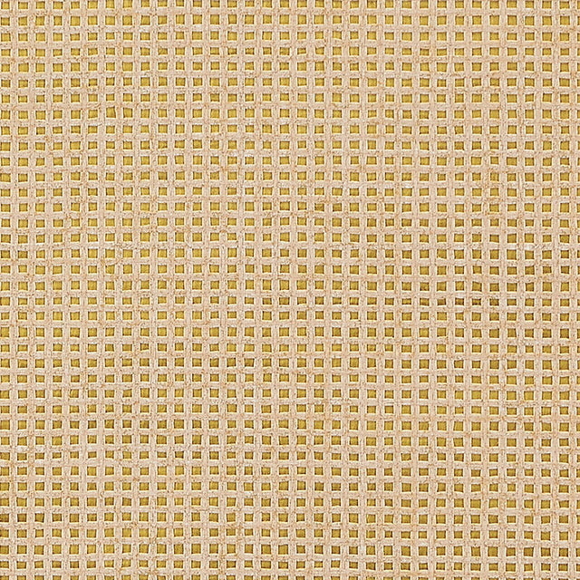 Metallic Mesh gold open-weave wallpaper by Schumacher