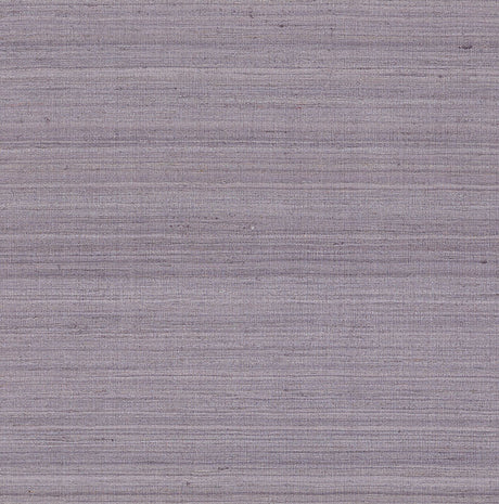 Shaded Silk Thistle fabric wallcovering by Schumacher, featuring a striated silk texture in a soft purple hue.