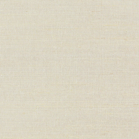Ivory shimmer hemp wallcovering with a natural, gently metallic finish by Schumacher.