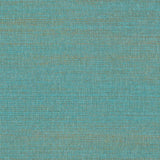Aqua Shimmer hemp wallpaper with a subtle metallic sheen and natural texture by Schumacher.